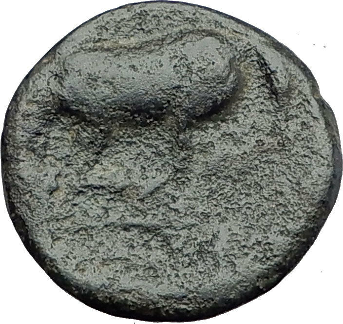 LARISSA Thessaly Genuine 360BC Authentic Ancient Greek Coin NYMPH & HORSE i63674