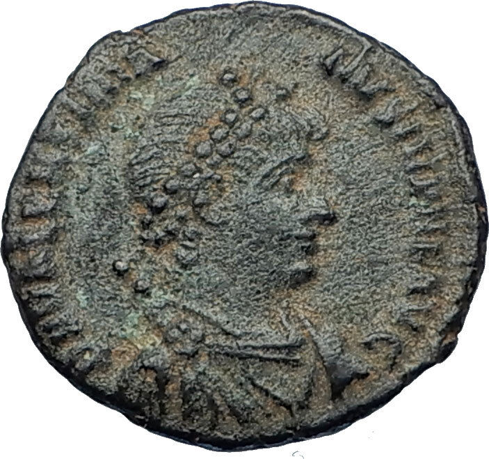 VALENTINIAN II 378AD Antioch Authentic Ancient Roman Coin VRBS ROMA i65674