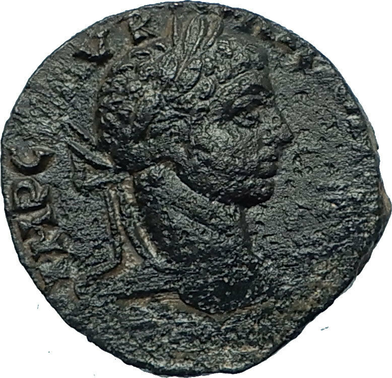 ELAGABALUS 218AD Antioch Authentic Ancient Original Genuine Roman Coin i66131