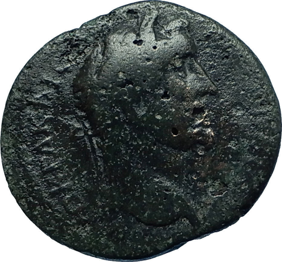 ANTONINUS PIUS 138AD Amphipolis Authentic Ancient Roman Coin TYCHE i66129