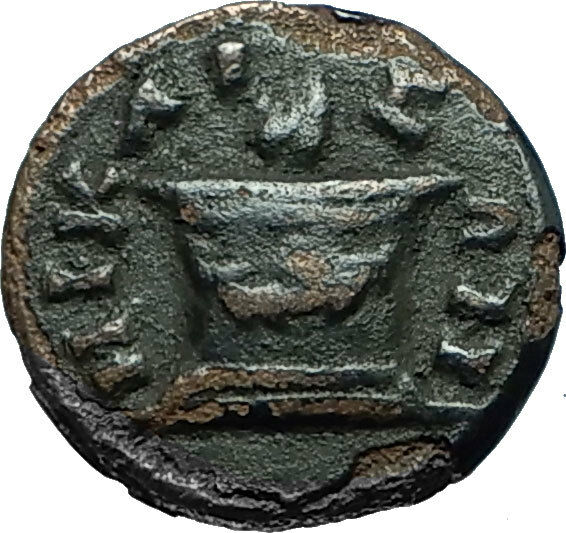 CARACALLA 198AD Nicaea Bithynia Authentic Ancient Roman Coin w FIRE ALTAR i66347