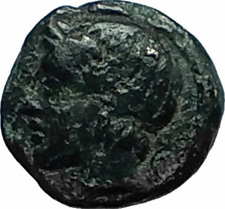 KYZIKOS aka CYZICUS in MYSIA 400BC Ancient Greek Coin APOLLO & AMPHORA i66395