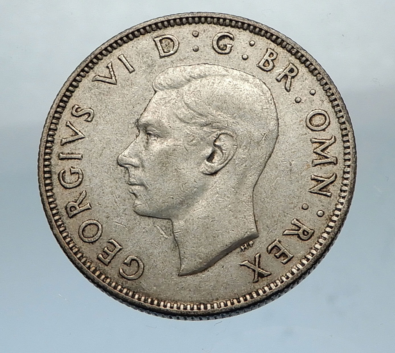 1946 United Kingdom Great Britain GEORGE VI Silver Florin 2Shillings Coin i66882