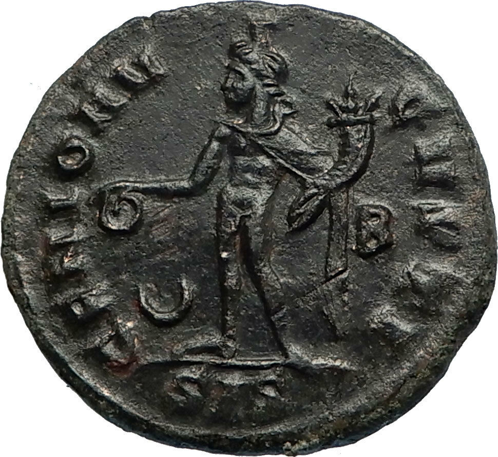 MAXIMIAN Authentic Ancient 310AD Follis Genuine Roman Coin w GENIUS i67072