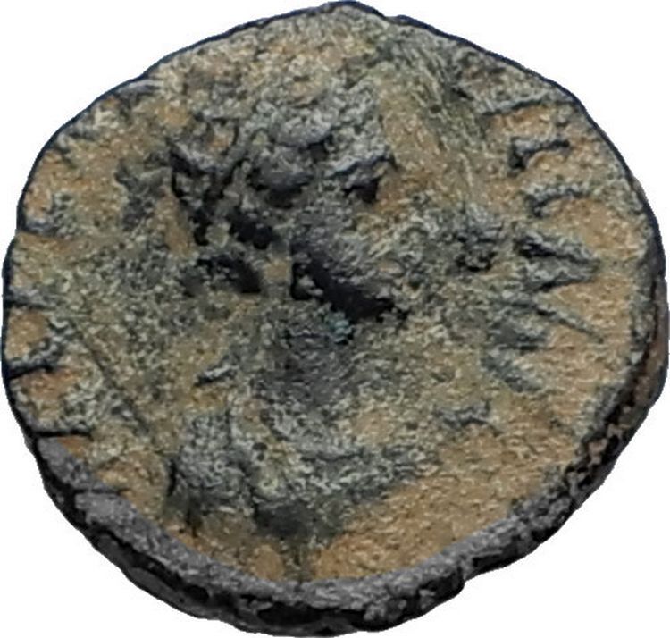 AELIA FLACILLA Theodosius I Wife 383AD Ancient Roman Coin VICTORY CHI-RHO i67473