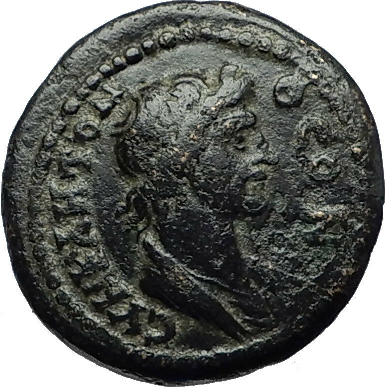 NACRASA in LYDIA Authentic Ancient 98AD RARE Greek Coin SENATE & ROMA i71122