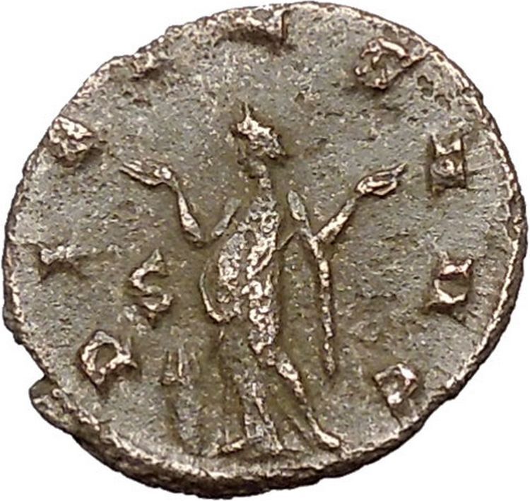 Gallienus Valerian I son Ancient Roman Coin Possibly Unpublished PIetas i40707