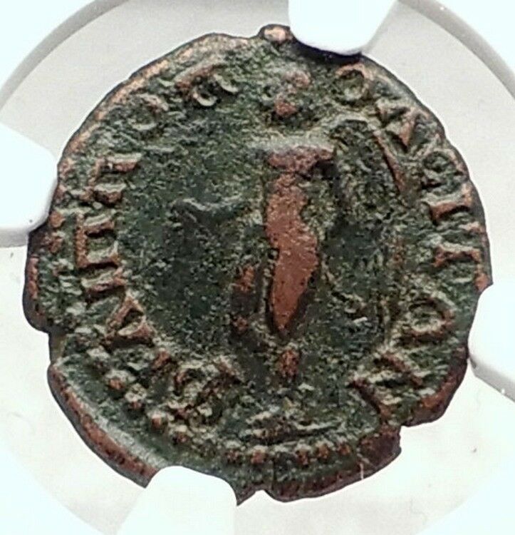 CARACALLA Philippopolis Thrace Genuine Ancient Roman Coin EROS CUPID NGC i72890