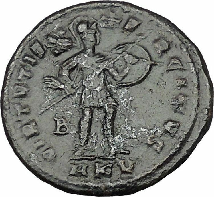 GALERIUS 309AD Large Ancient Roman Coin Mars War God Cult i40574