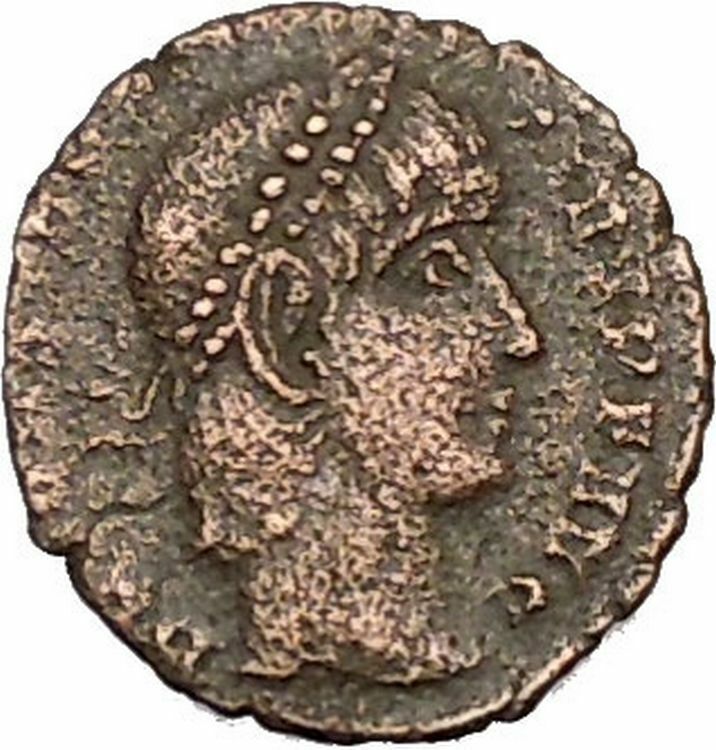 CONSTANTIUS II son of Constantine the Great Roman Coin Glory of Army i40428