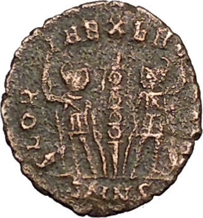 CONSTANTIUS II son of Constantine the Great Roman Coin Glory of Army i40428