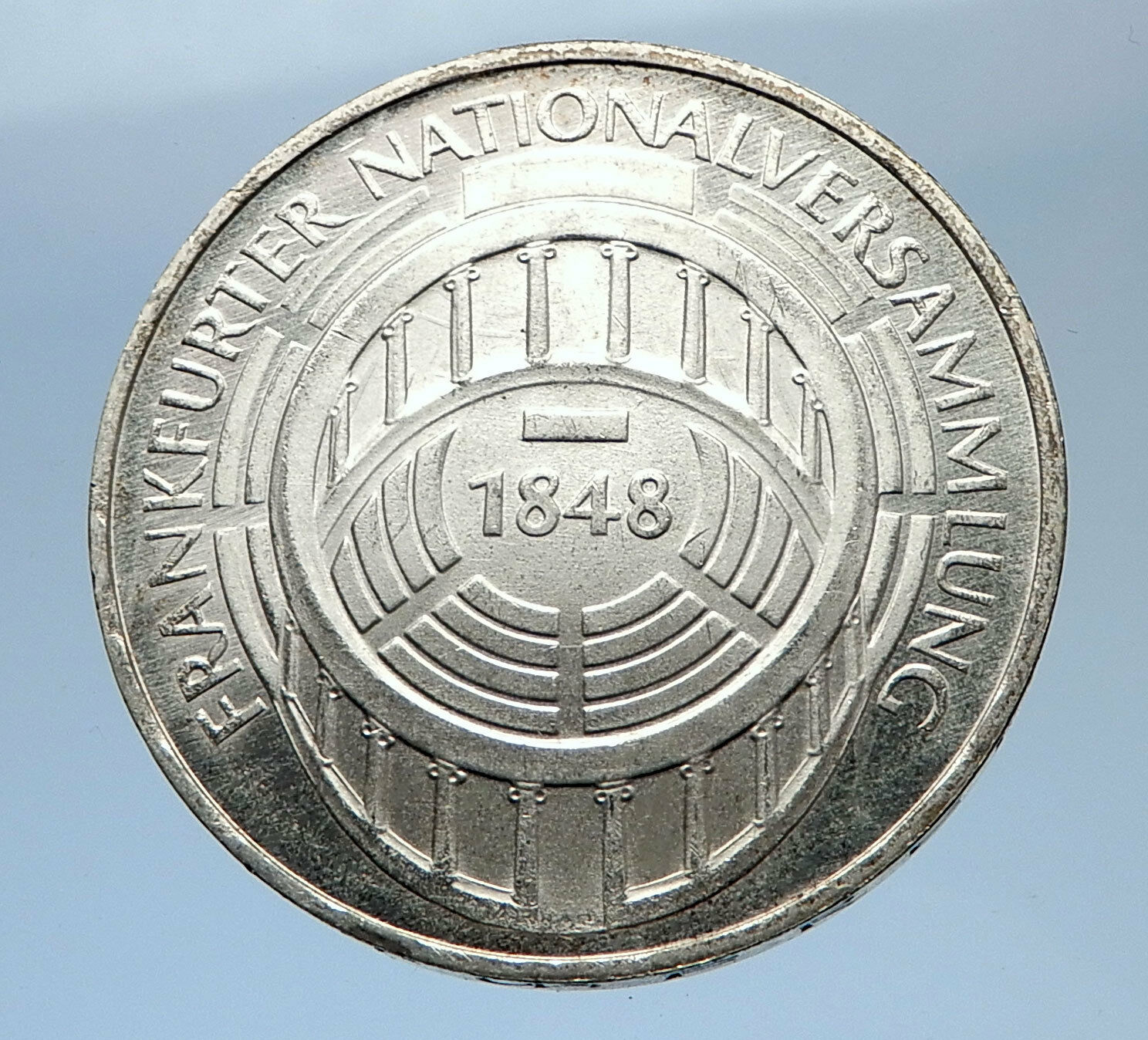 1973 GERMANY Silver 5 G PROOF 125 Yr German Frankfurt National Assembly i69381