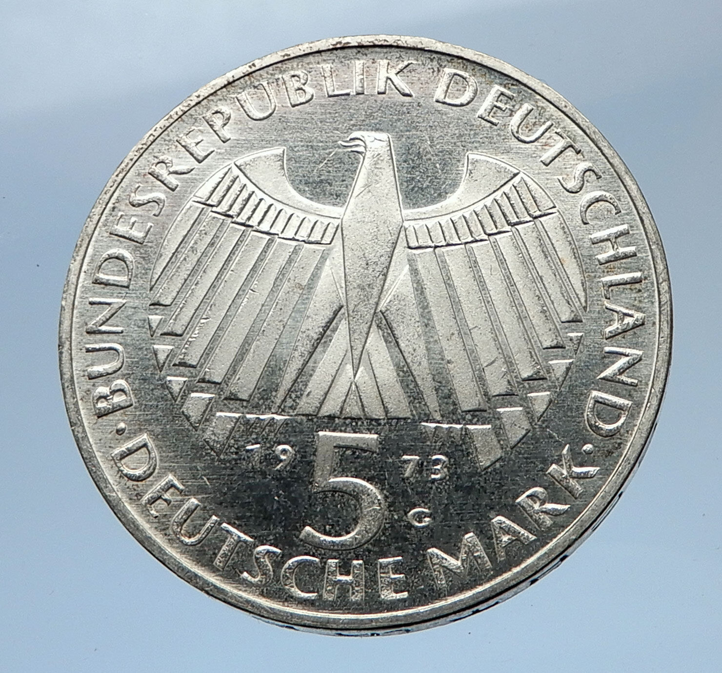 1973 GERMANY Silver 5 G PROOF 125 Yr German Frankfurt National Assembly i69381