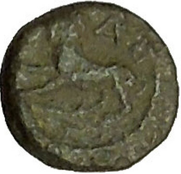 RARE Possibly Unpublished Authentic Ancient Greek Coin Lion Male Head i40314