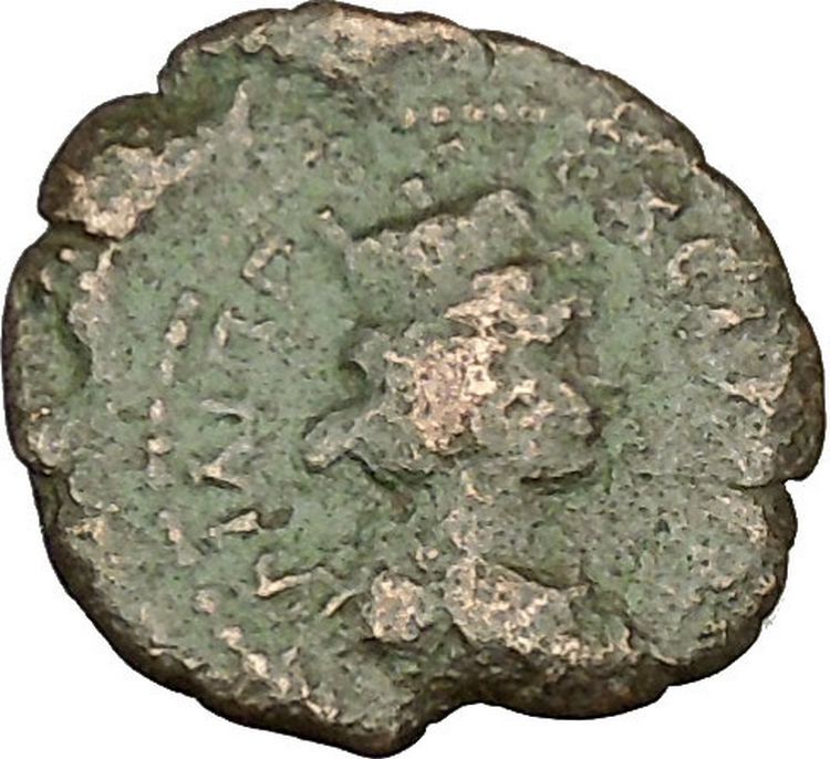 SEPTIMIUS SEVERUS Ancient Roman Coin Tyche Fortuna Luck Cult i40404