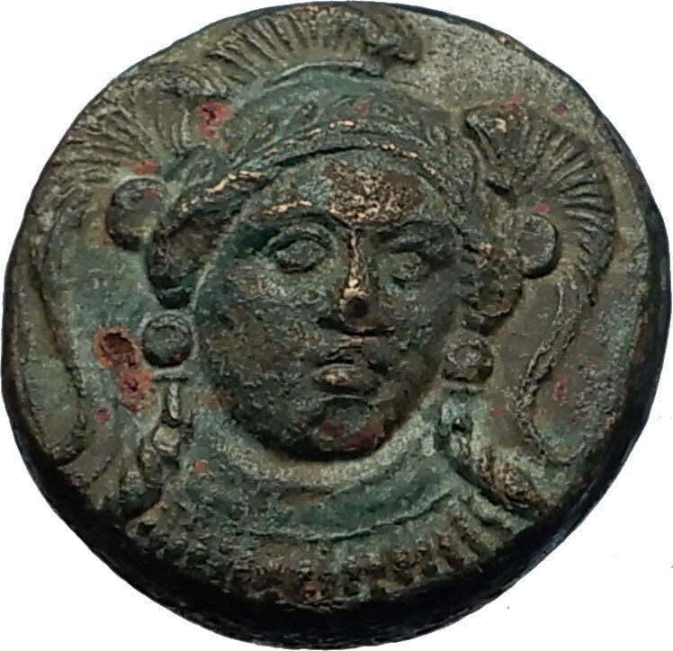 KLAZOMENAI in IONIA Authentic Ancient 380BC Greek Coin w ATHENA & RAM i69283