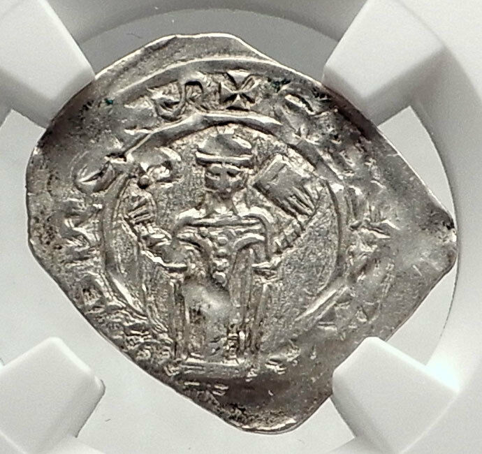 1200 AUSTRIA Salzburg Eberhard II von Regensberg SILVER Antique Coin NGC i73305