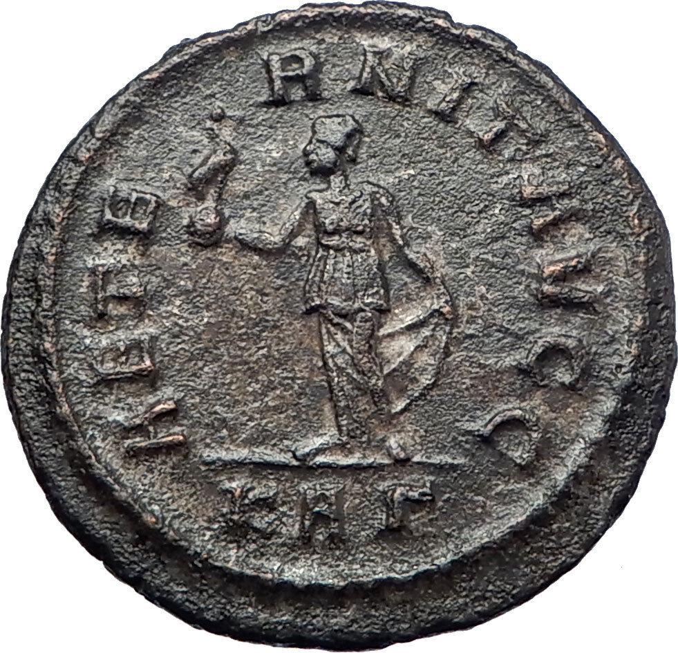 CARINUS 284AD Rome Ancient Roman Coin Sacred Firebird Phoenix Aeternitas i73621