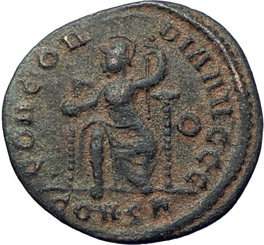 GRATIAN 378AD Constantinople Authentic Genuine Ancient Roman Coin Roma i73693