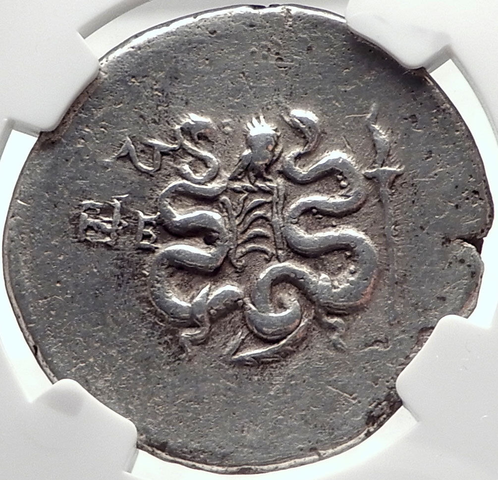 EPHESOS in IONIA 102BC Silver Greek Cistophorus Tetradrachm Coin NGC i73695