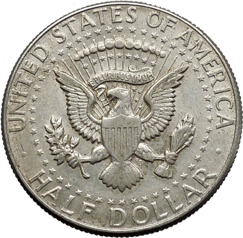 1964 President John F. Kennedy Silver Half Dollar United States USA Coin i44597