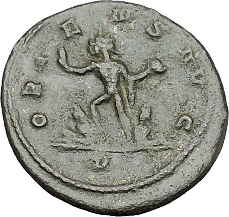 Aurelian 270AD Authentic Ancient Roman Coin Sol with globe Sun God Cult i41232