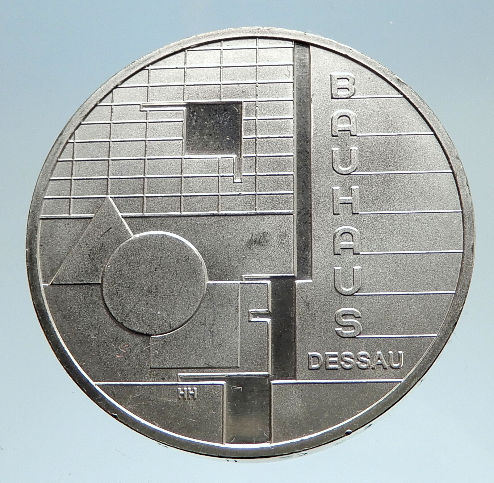 2004 GERMANY Bauhaus Dessau Art School Genuine Silver German 10 Euro Coin i75074