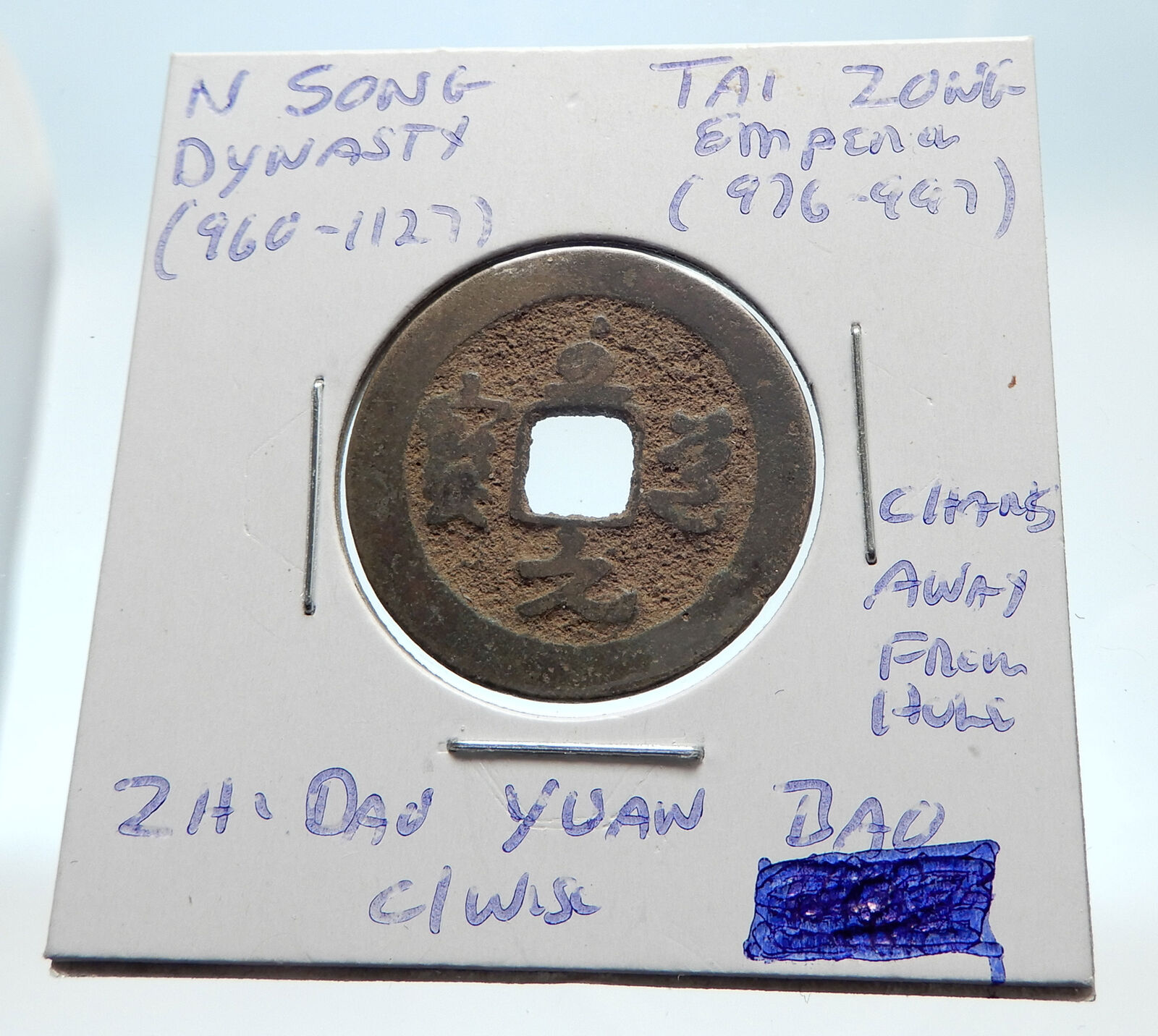 976AD CHINESE Northern Song Dynasty Antique TAI ZONG Cash Coin of CHINA i75371