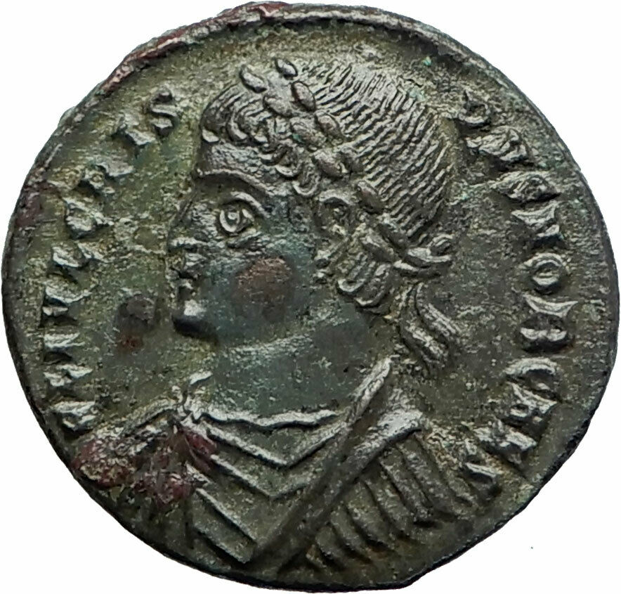 CRISPUS Constantine the Great son 324AD Ancient Roman Coin Camp Gate i76170