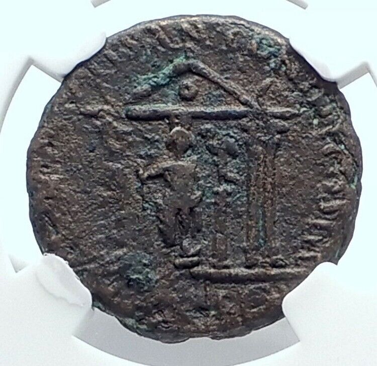 SEPTIMIUS SEVERUS & CARACALLA 208AD Berytus Phoenicia Roman Coin NGC i77657