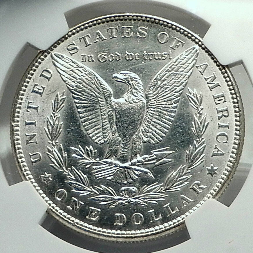 1886 UNITED STATES of America SILVER Morgan US Dollar Coin EAGLE NGC i79827