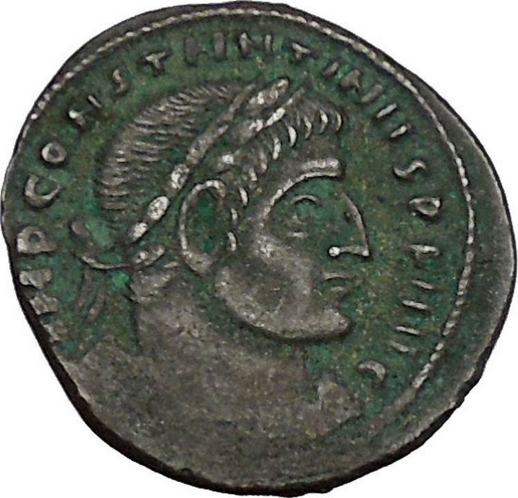 CONSTANTINE I the GREAT 313AD Ancient Roman Coin Sol Sun God Cult i42395