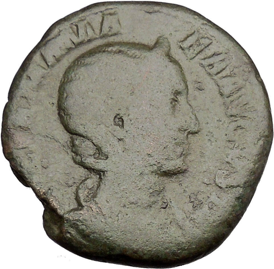 JULIA MAMAEA Sestertius Ancient Roman Coin GOOD LUCK Cult Commerce i37742