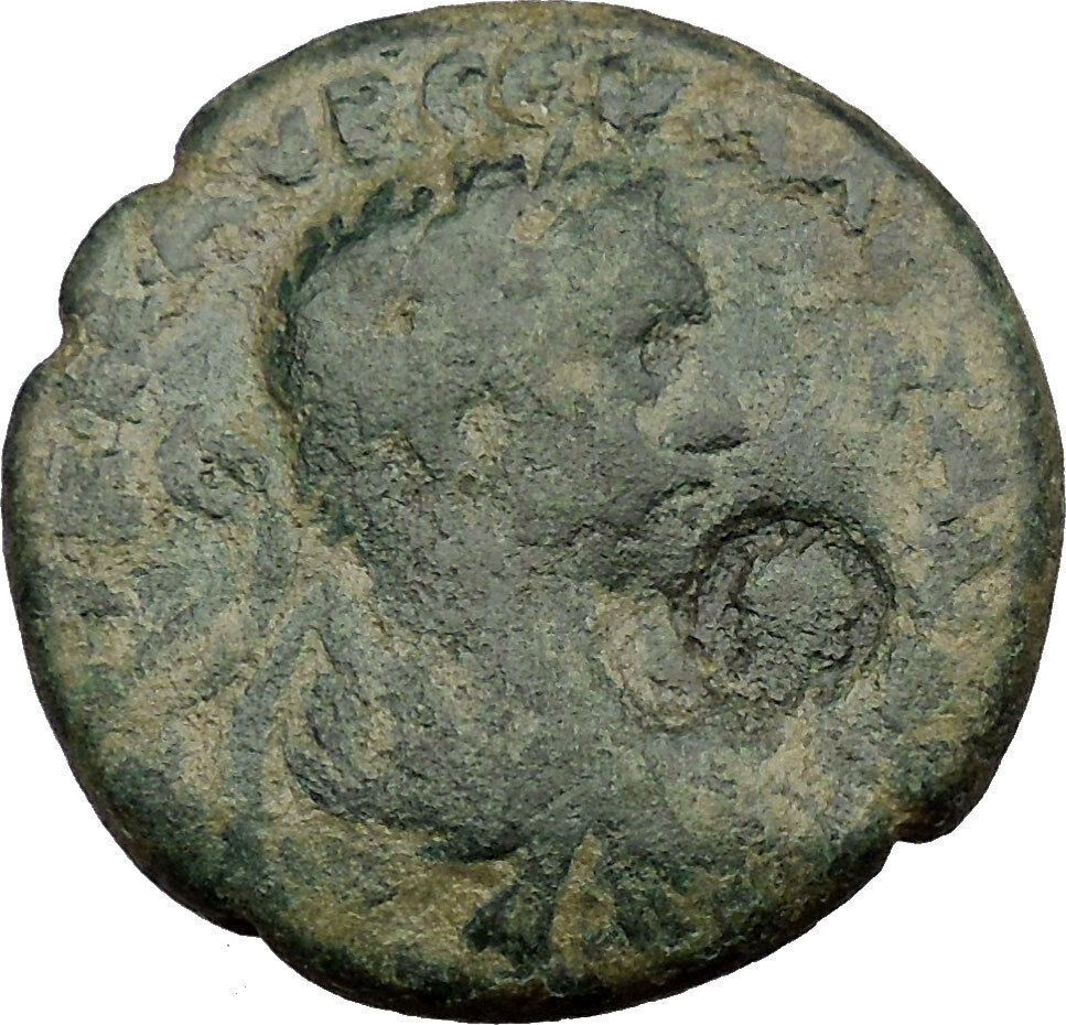 SEVERUS ALEXANDER 222AD Antioch or Edessa Tyche Orontes Nike Roman Coin i38107