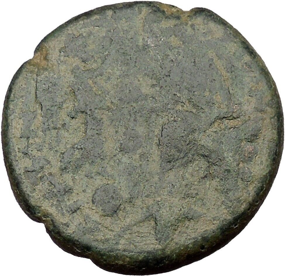 SEVERUS ALEXANDER 222AD Antioch or Edessa Tyche Orontes Nike Roman Coin i38107