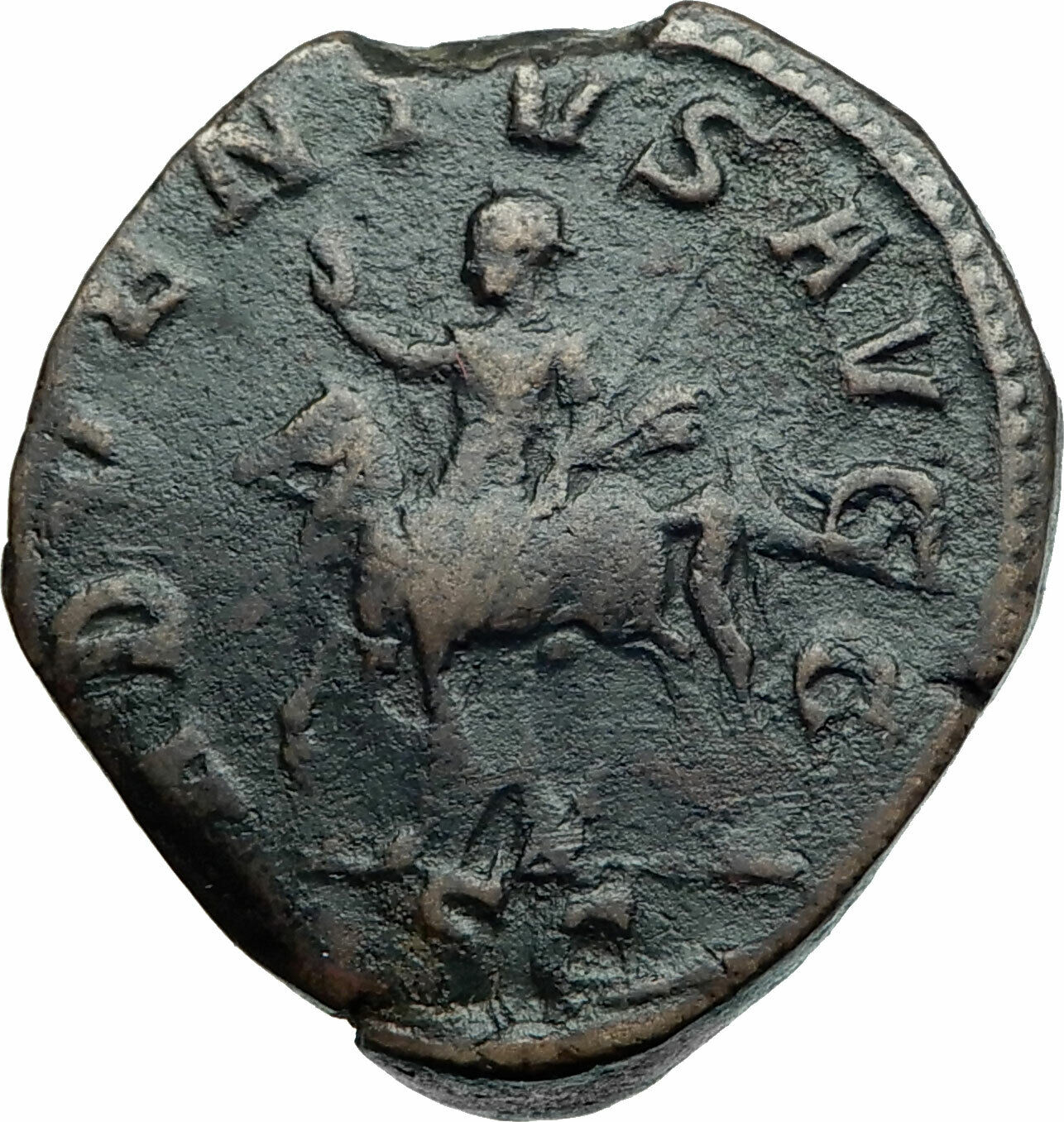 PHILIP I the ARAB on HORSE Authentic Ancient 245AD SESTERTIUS Roman Coin i79735