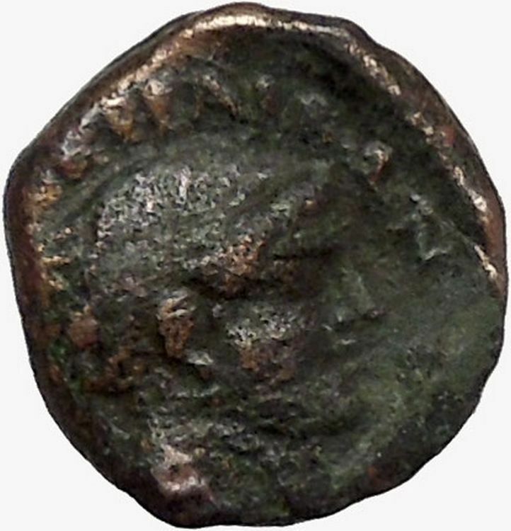 Phalanna in Thessaly 350BC Ancient Greek Coin Young male Nymph Phalanna i43346