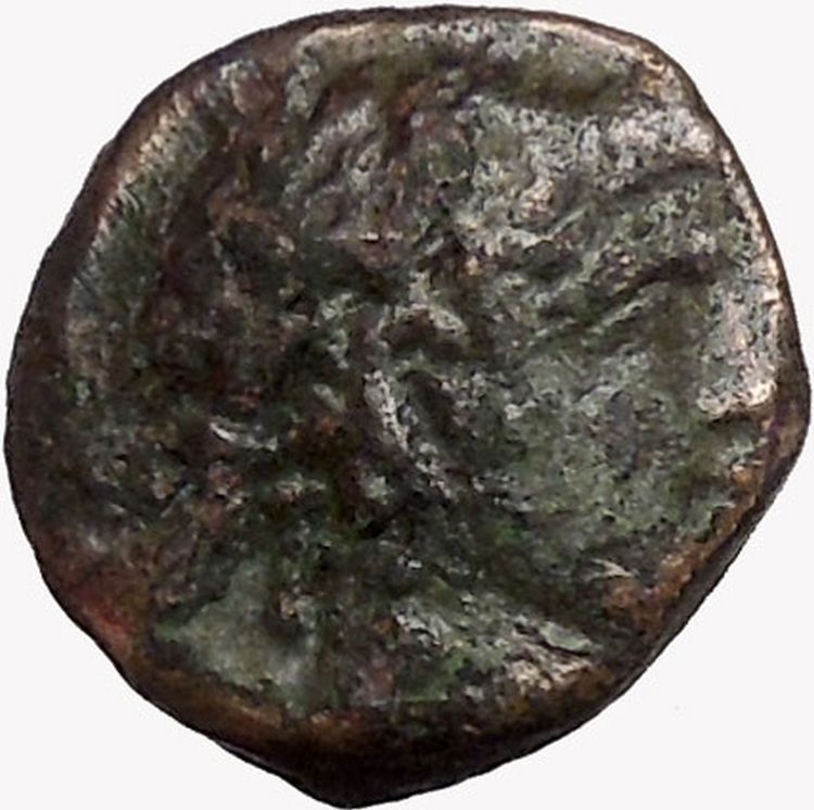 Phalanna in Thessaly 350BC Ancient Greek Coin Young male Nymph Phalanna i43346