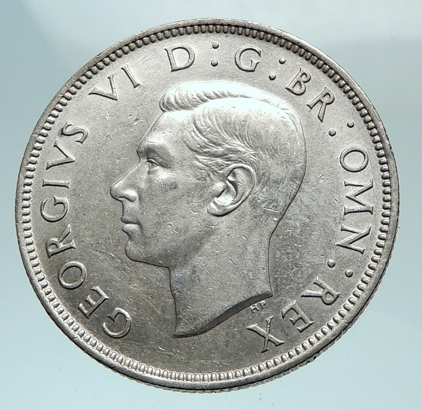 1944 United Kingdom Great Britain GEORGE VI Silver Florin 2Shillings Coin i81101