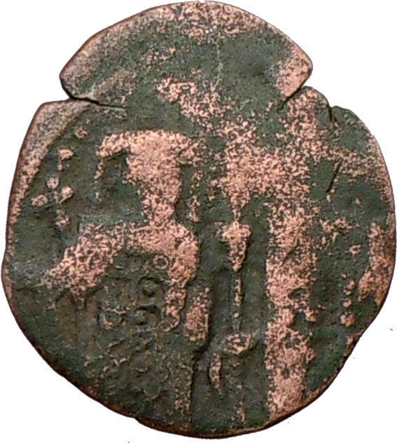 ANDRONICUS II Palaeologus & Michael IX 1294AD Ancient Byzantine Coin i20346