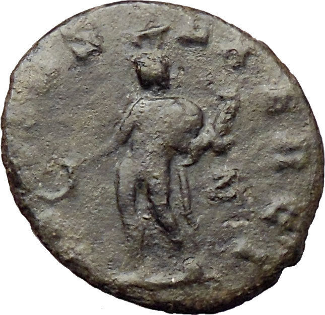 CLAUDIUS II Gothicus 268AD Ancient Roman Coin Nude Genius Wealth i29814