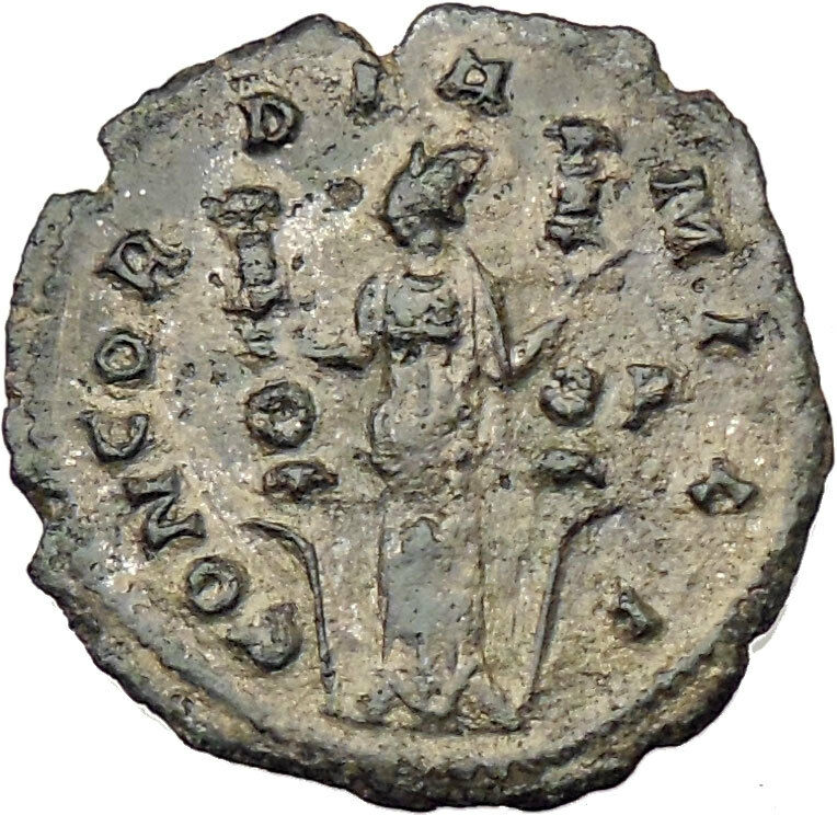 AURELIAN 270AD Authentic Ancient Roman Coin CONCORDIA Harmony i29626