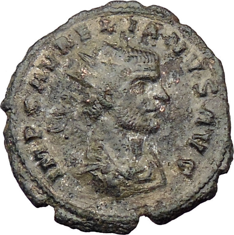 AURELIAN 270AD Authentic Ancient Roman Coin CONCORDIA Harmony i29626