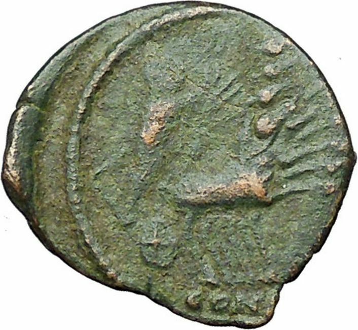 Constantine I the Great POSTHUMOUS Christian Deification Quadriga Horse i34560