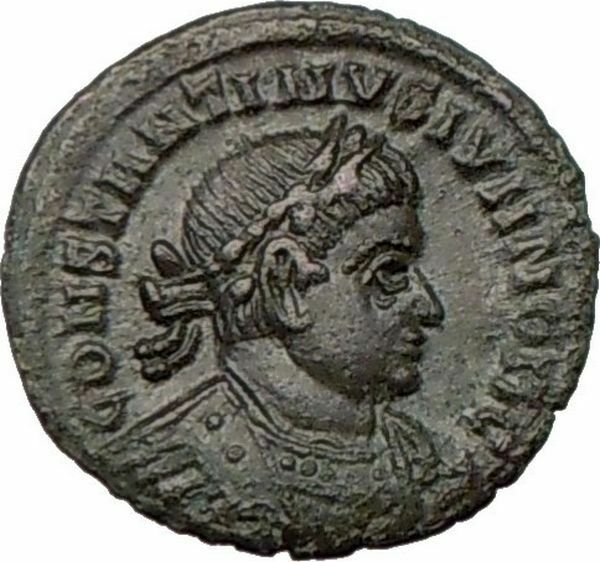 CONSTANTINE II Jr. Constantine the Great son Ancient Roman Coin Legions i22488