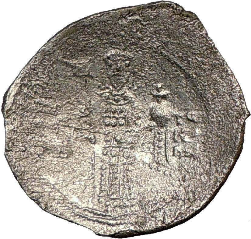 ALEXIUS I Comnenus 1081AD Silver Ancient BYZANTINE Coin CHRIST i22670