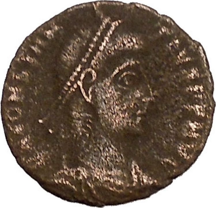 CONSTANTIUS II Constantine the Great son Ancient Roman Coin Battle Horse i42403