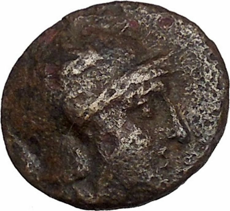 KINGS of PERGAMON Attalos I 240BC Ancient Greek Coin Athena Asclepius i42824