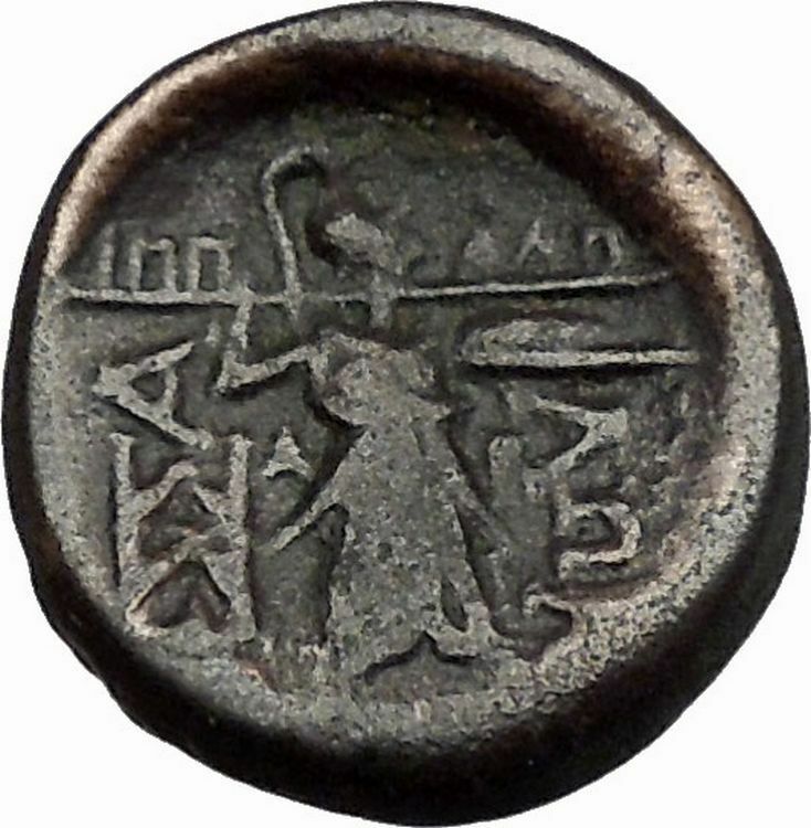 LARISSA Thessaly THESSALIAN LEAGUE 196BC Athena Apollo Greek Coin i43401