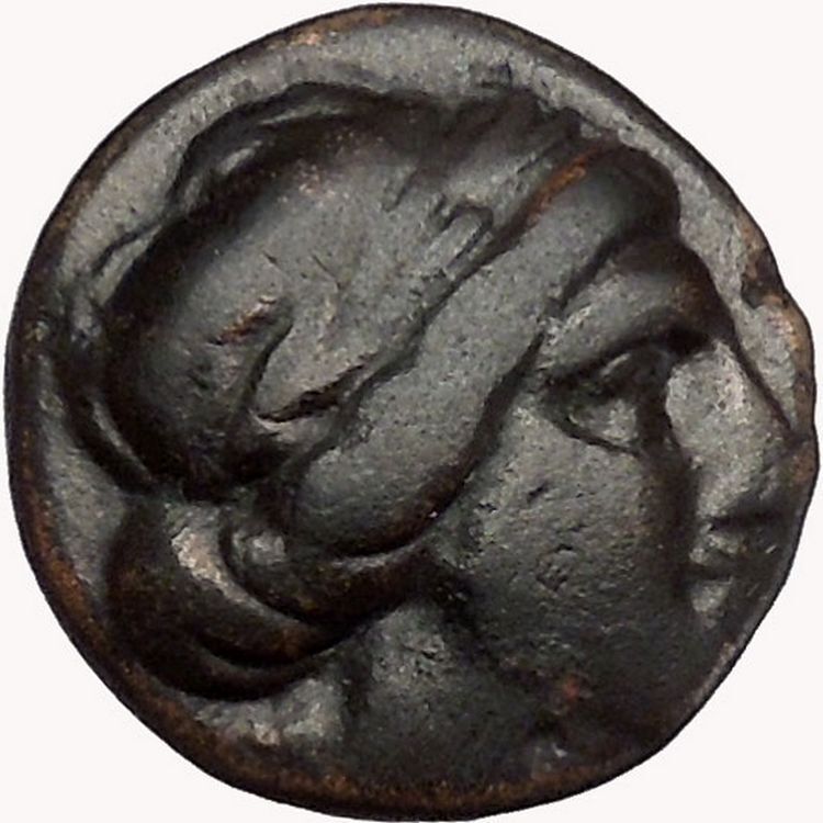 LARISSA Thessaly THESSALIAN LEAGUE 196BC Athena Apollo Greek Coin i43401